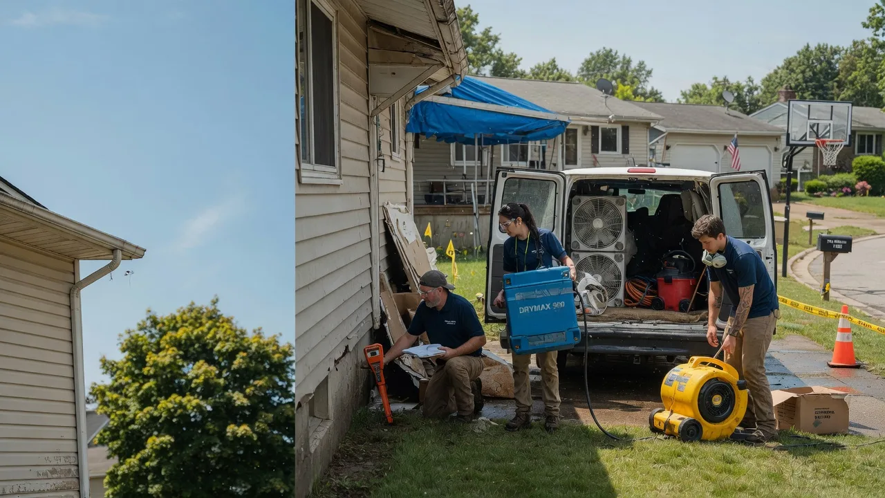 Ceiling Leak Cleanup in Lakewood, OH near me